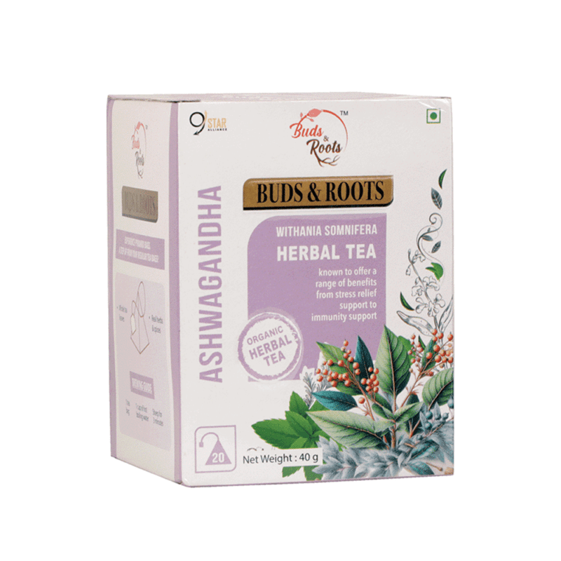 Buds & Roots Ashwagandha Herbal Tea