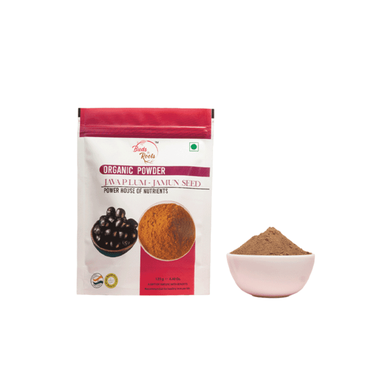 Buds & Roots Java Plum-Jamun Seed Organic Powder